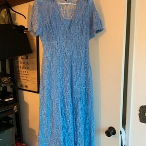 Light blue lace dress by Aqua, Bloomingdale’s